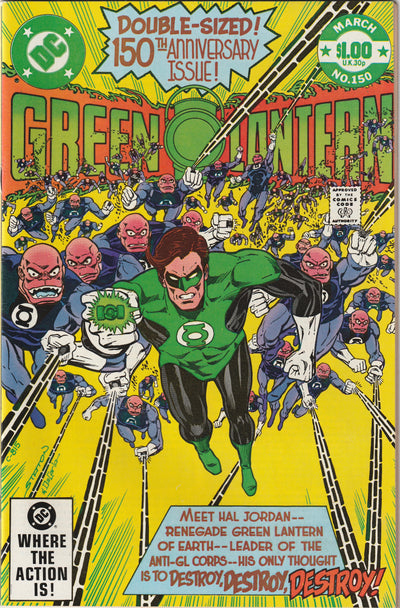Green Lantern #150 (1982) - Double Sized Anniversary Issue