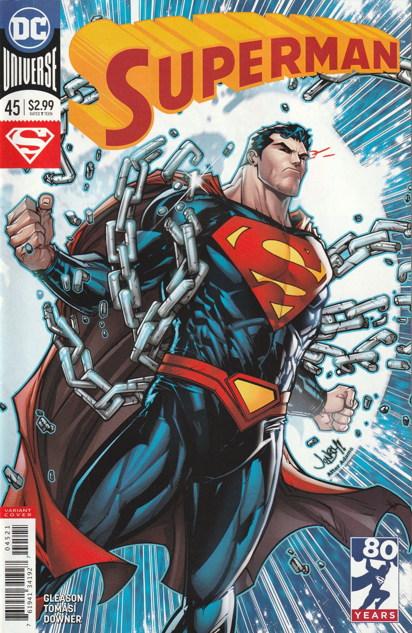 Superman #45 (2018) - Jonboy Meyers Variant Cover