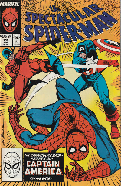 Spectacular Spider-Man #138 (1988) - 1st Full Appearance of Tombstone