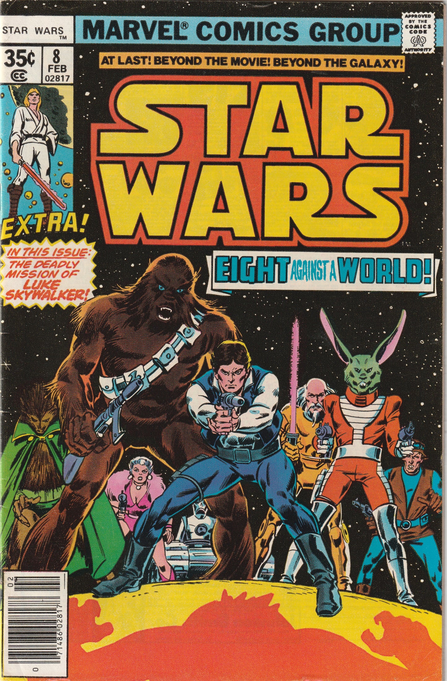 Star Wars #8 (1978) - 1st Appearance of Jaxxon, Jimm, Hedji, Don-Wan Kihotay and Amaiza
