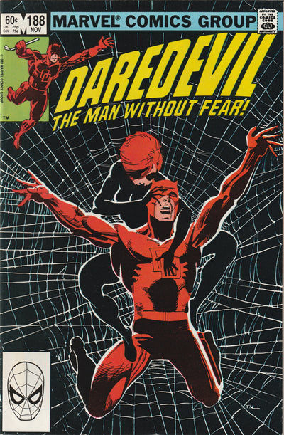 Daredevil #188 (1982) - Frank Miller, Black Widow appearance
