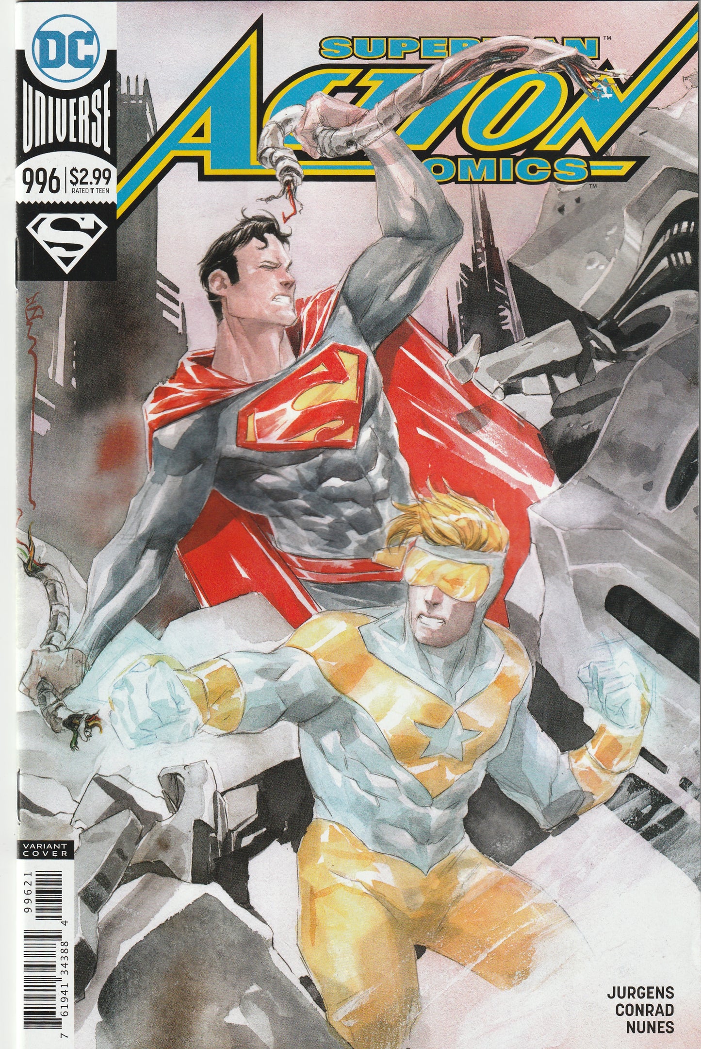 Action Comics #996 (2018) - Dustin Nguyen Variant Cover