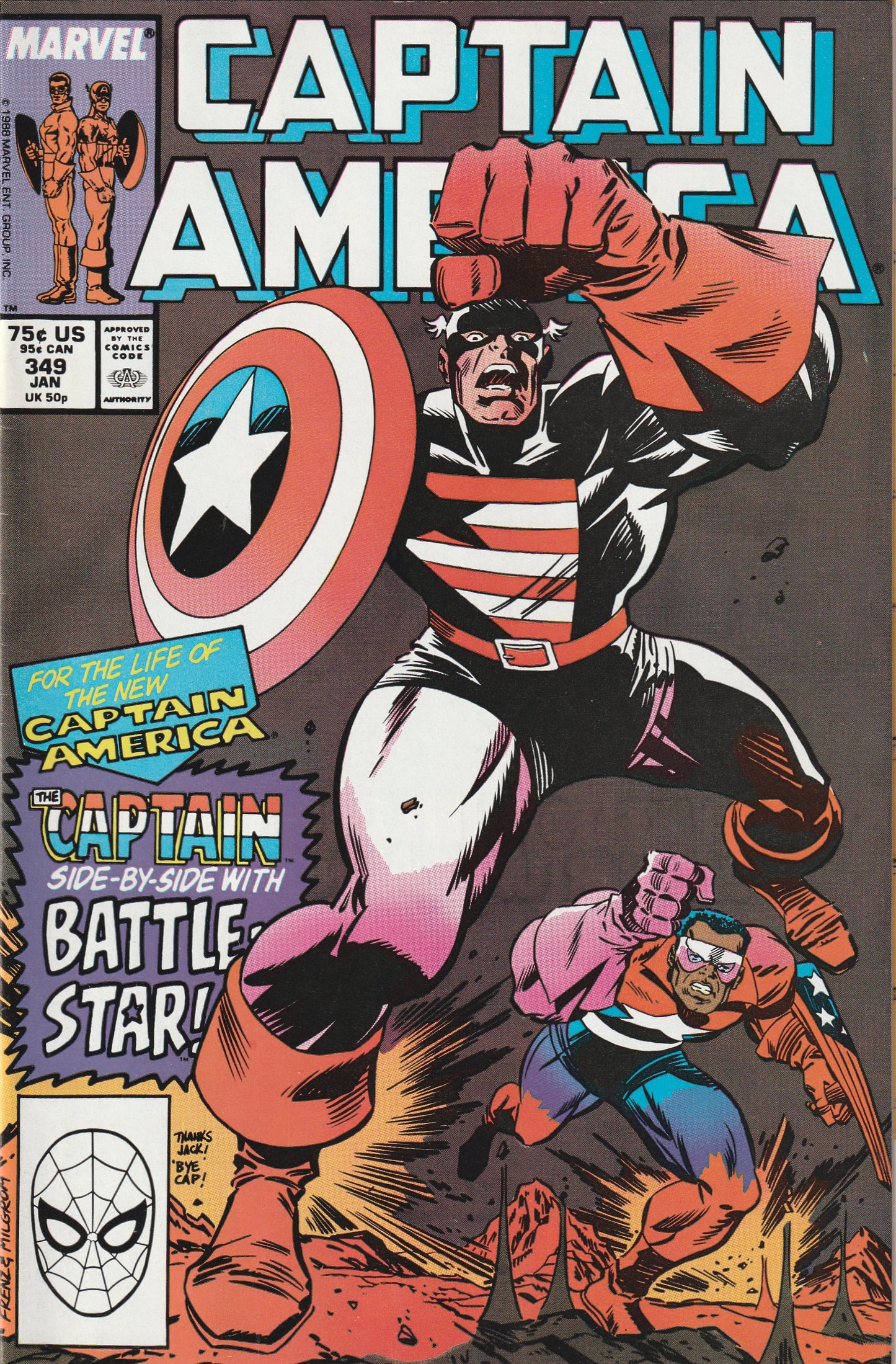 Captain America #349 (1989)