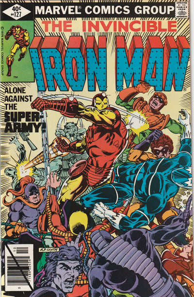 Iron Man #127 (1979) - Vs. Justin Hammer's "Super-Villain Army"