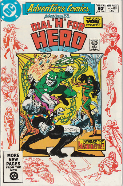 Adventure Comics #489 (1982) - Starring Dial H For Hero