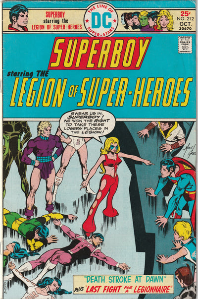 Superboy #212 (1975) - Starring the Legion of Super-Heroes - Matter-Eater Lad resigns