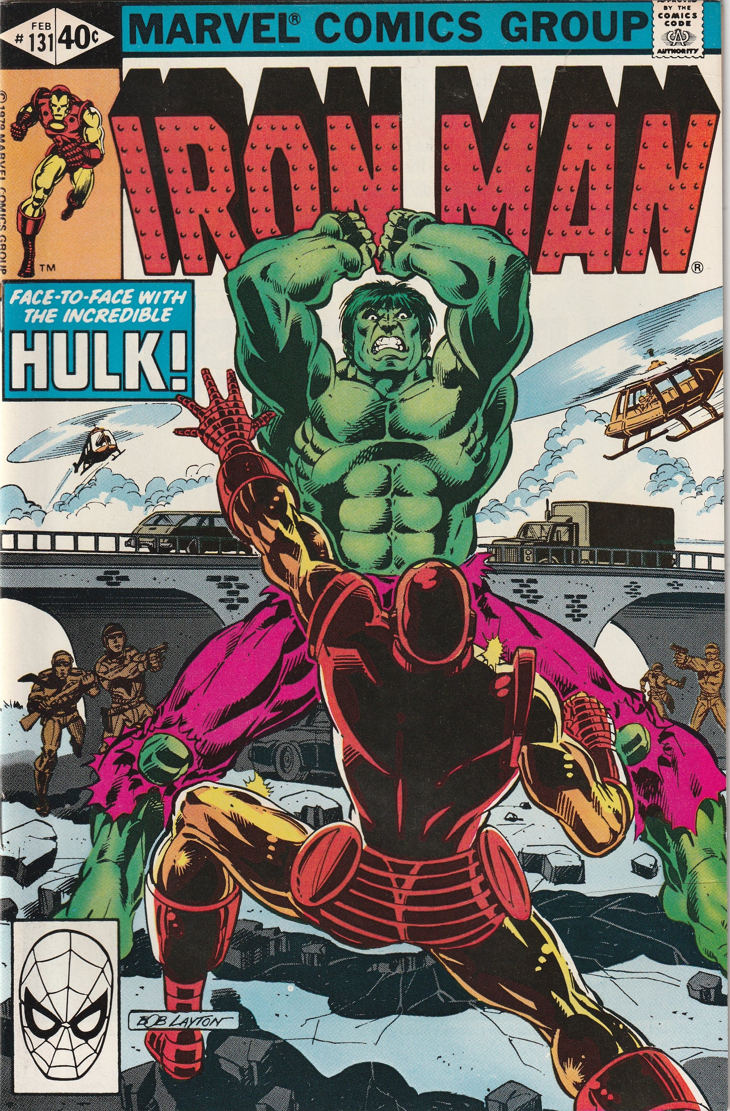 Iron Man #131 (1980) - Hulk crossover