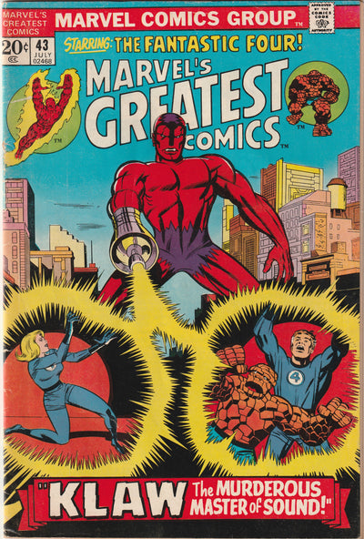 Marvel's Greatest Comics #43 (1973) - Klaw!