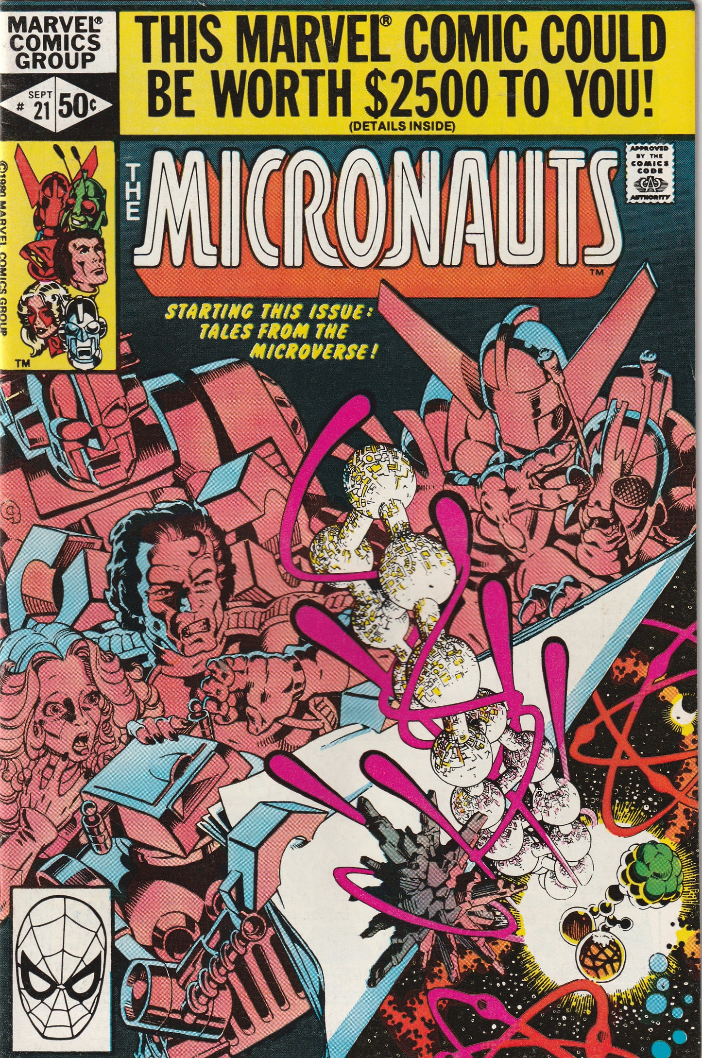 Micronauts #21 (1980) - Microverse series begins