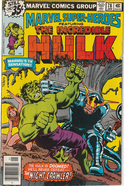 Marvel Super-Heroes #78 (1979) - Reprints Incredible Hulk 126