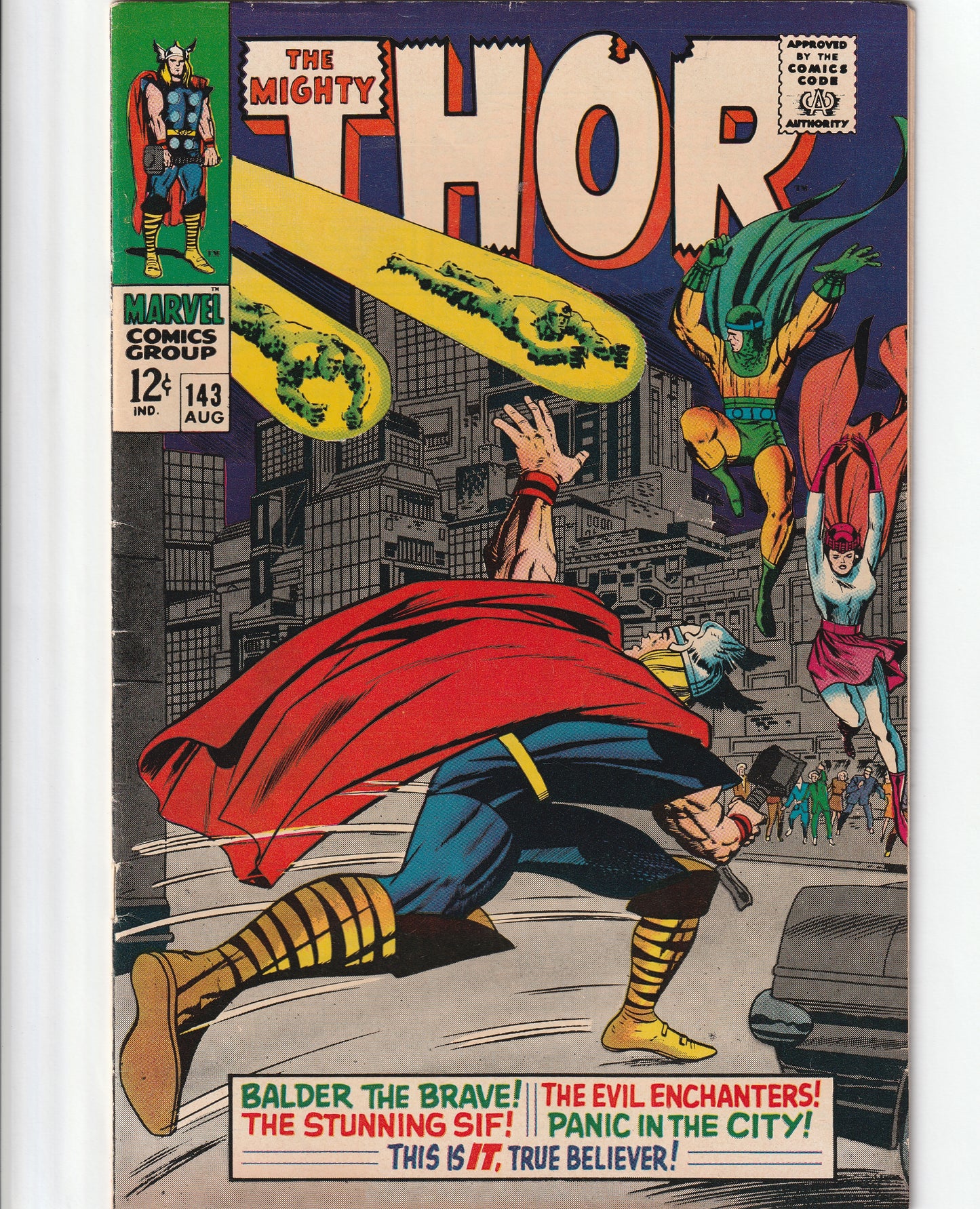 Thor #143 (1967) - Thor vs The Enchanters