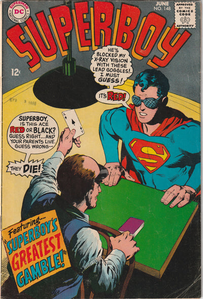 Superboy #148 (1968) - Legion appearance