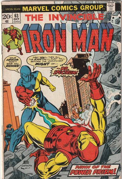 Iron Man #63 (1973) - Doctor Spectrum Appearance