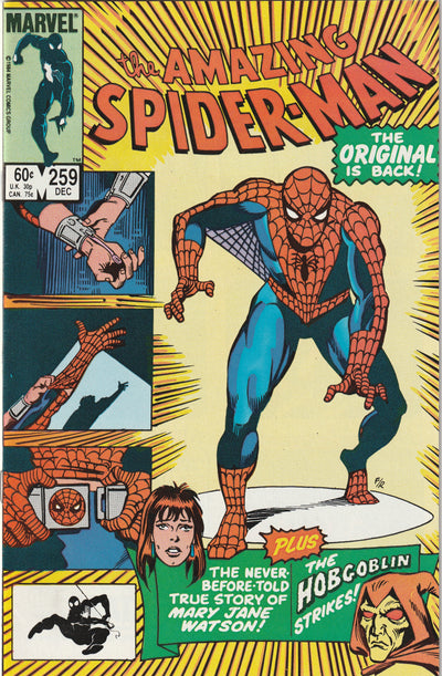 Amazing Spider-Man #259 (1984) - Full Hobgoblin appearance; Origin of Mary Jane