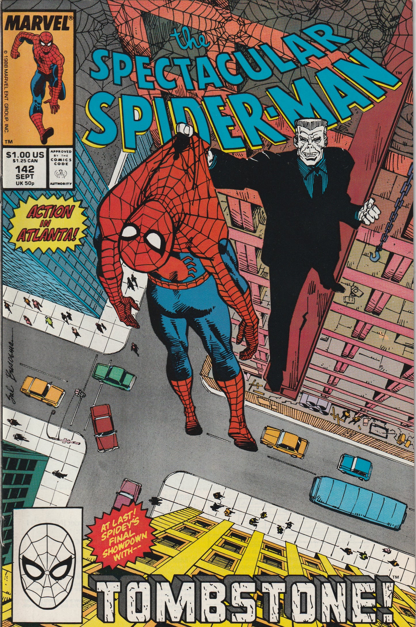 Spectacular Spider-Man #142 (1988) - Punisher appearance