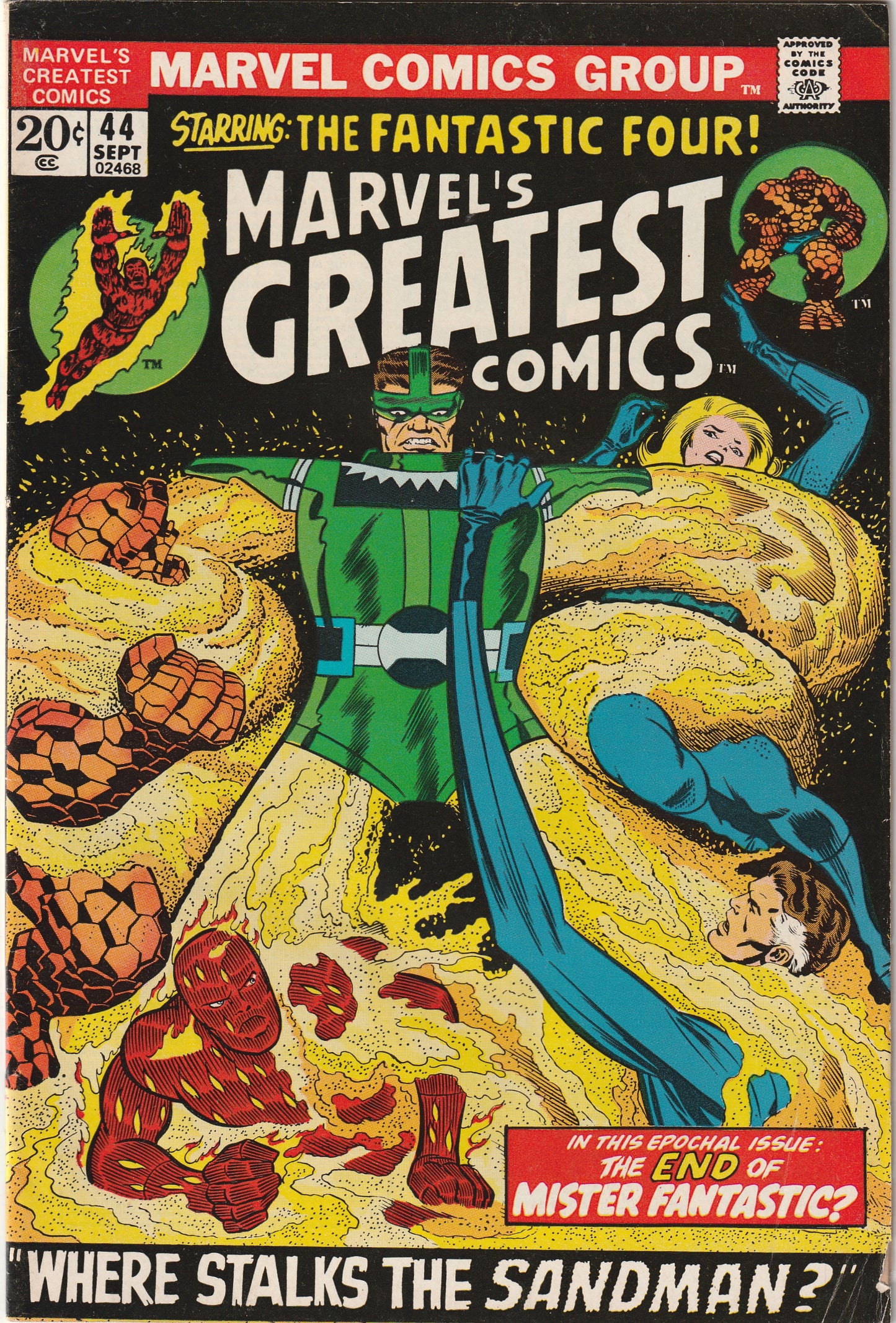 Marvel's Greatest Comics #44 (1973) - The Sandman