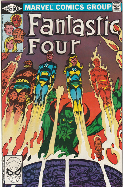 Fantastic Four #232 (1981) - 1st Appearance of The Elements of Doom. John Byrne starts art up again.