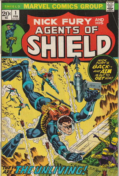 SHIELD (Nick Fury and His Agents of...) (1973) - 5 issue mini series - Classic reprints Stan Lee, Jack Kirby