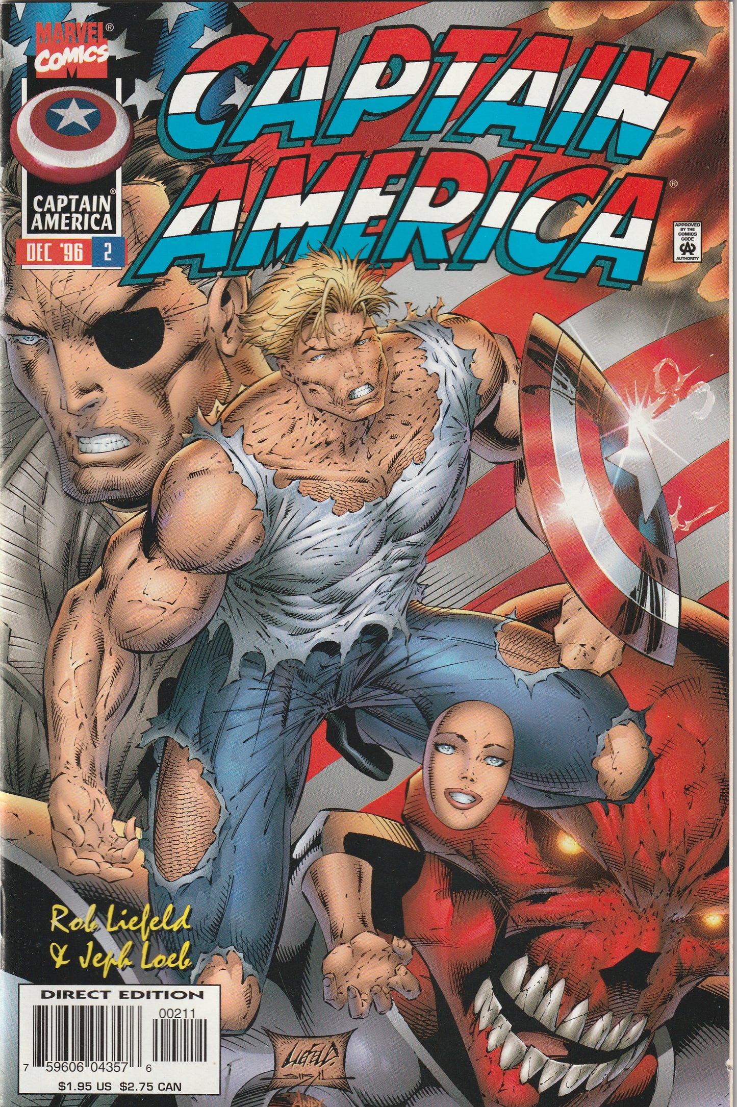 Captain America #2 (1996) - Heroes Reborn