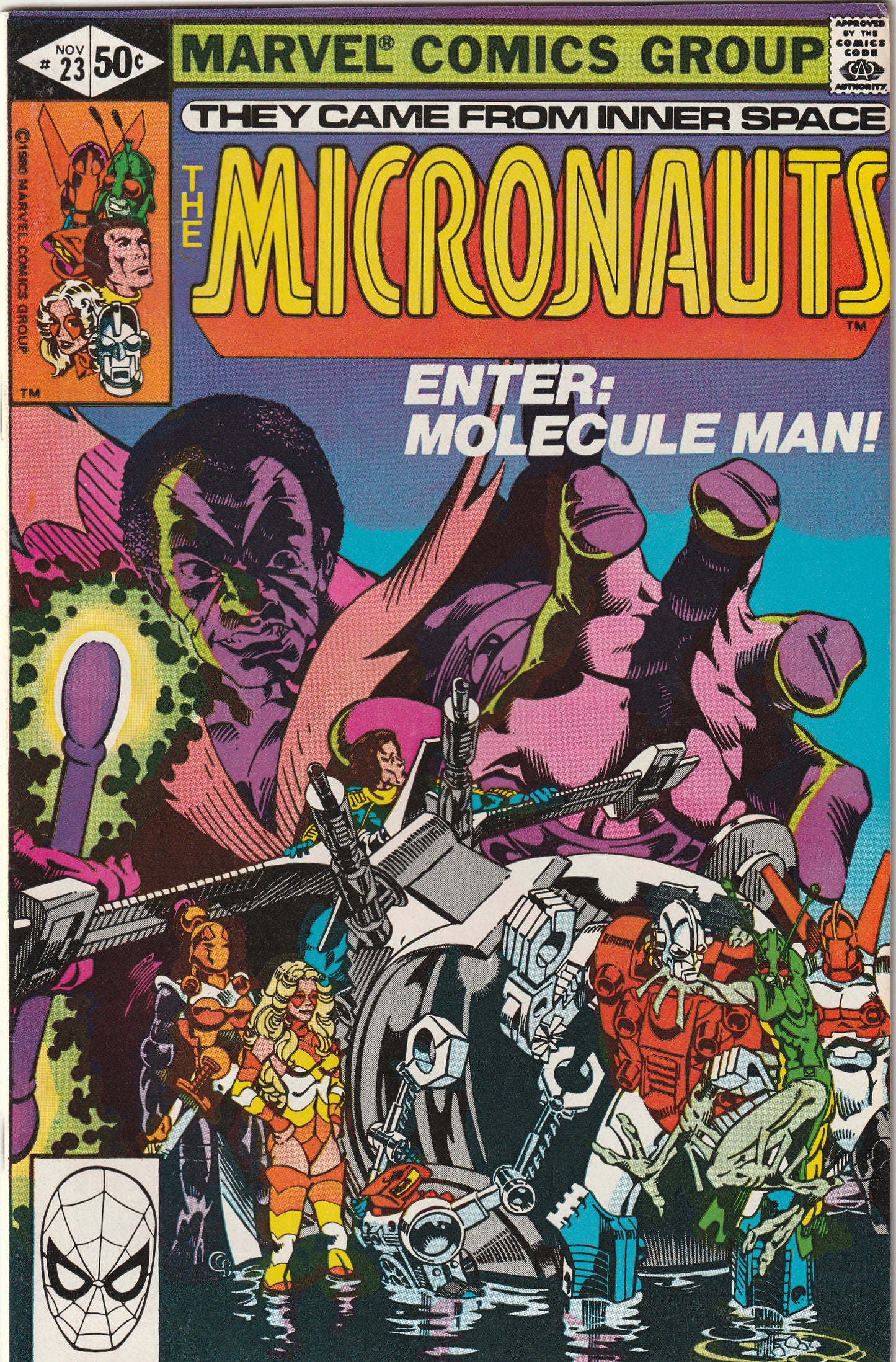 Micronauts #23 (1980) - Enter Molecule Man