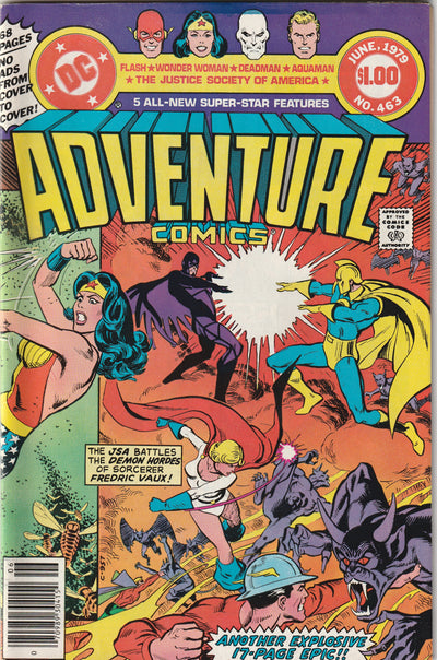 Adventure Comics #463 (1979) - 68 pages, wraparound cover