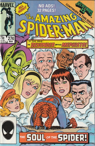 Amazing Spider-Man #274 (1986) - Secret Wars II