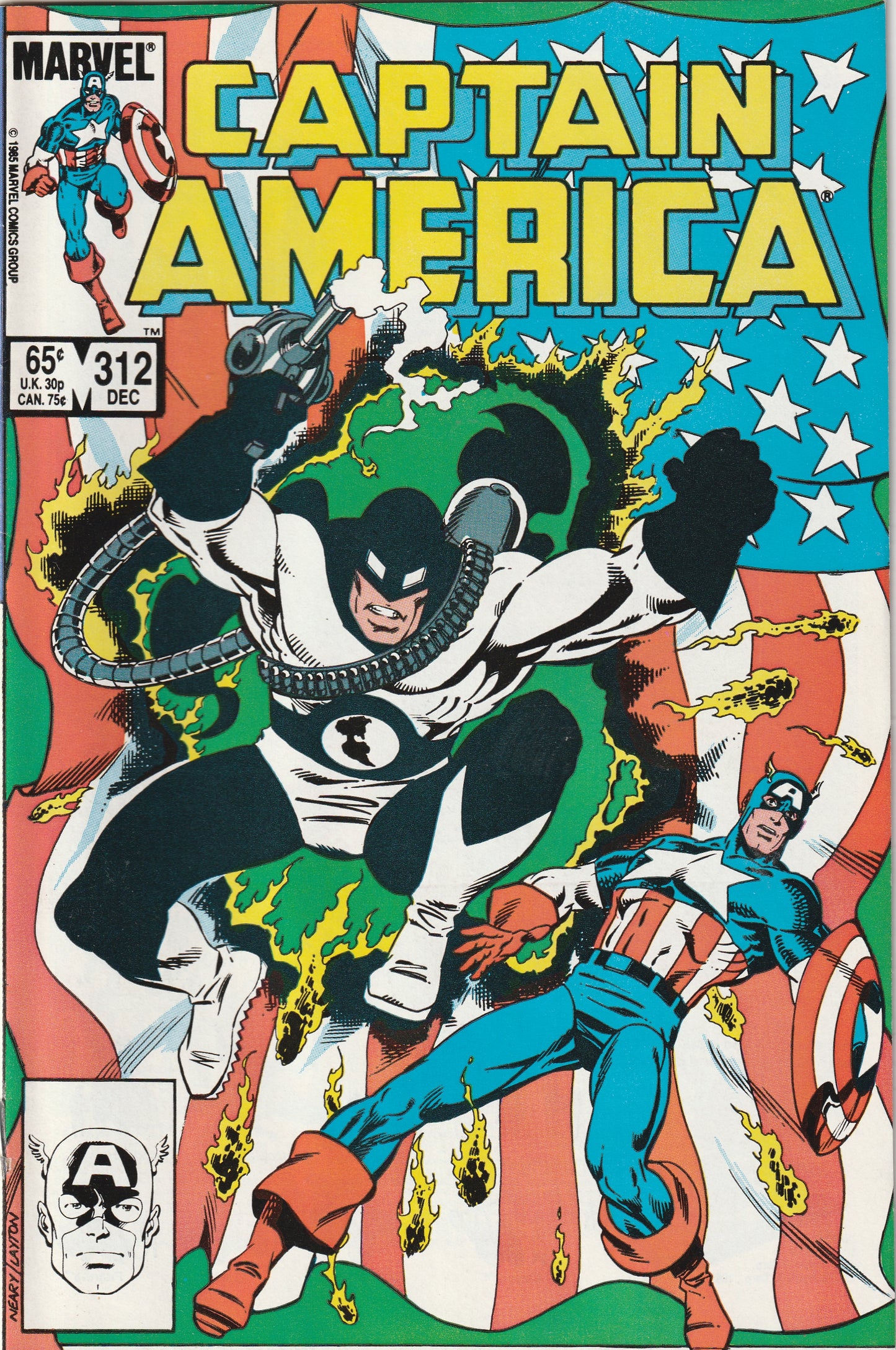 Captain America #312 (1985) - 1st Appearance of Flag-Smasher (Karl Morgenthau)