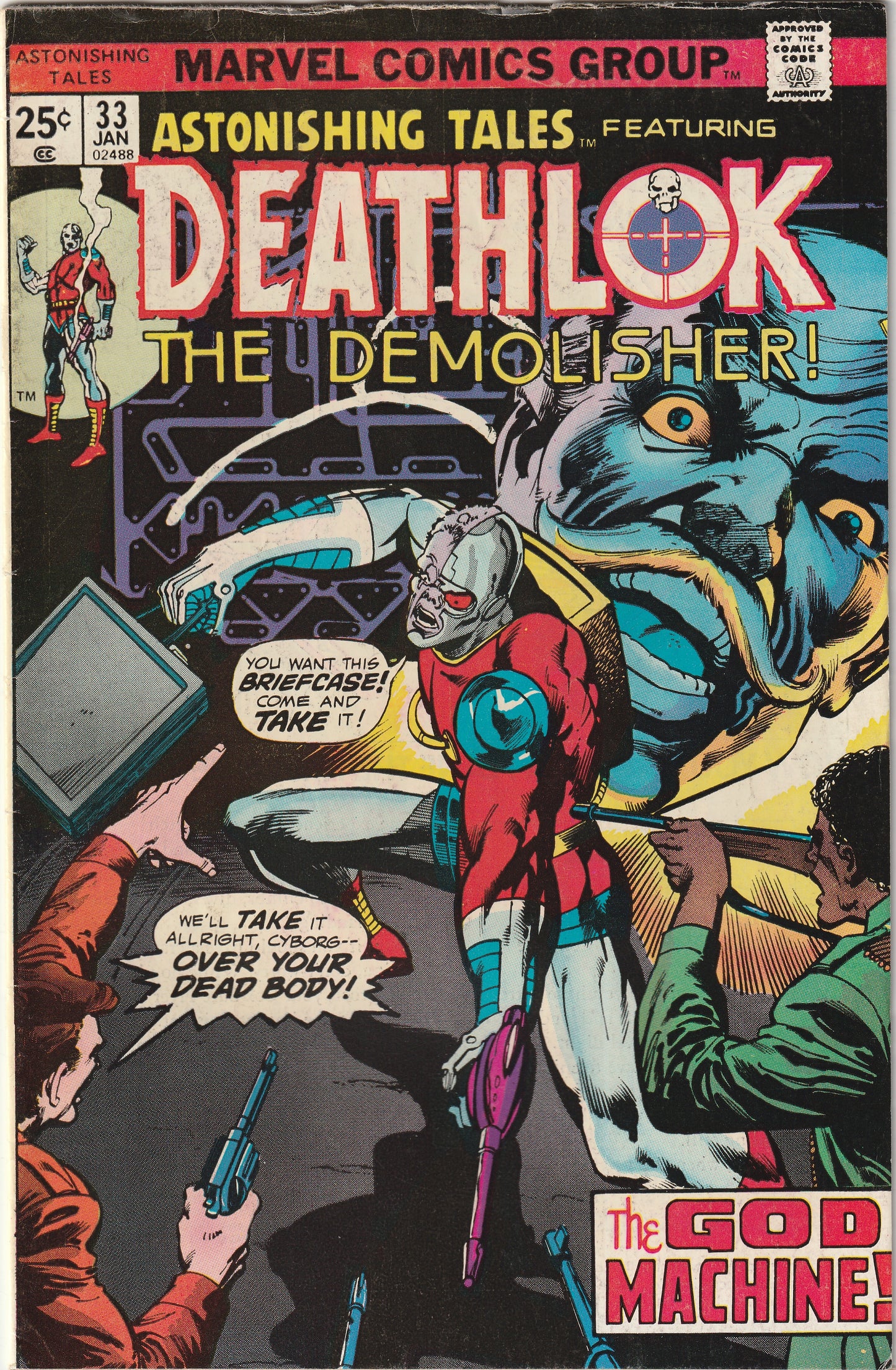 Astonishing Tales #33 (1976) Featuring Deathlok the Demolisher - 1st Appearance of Hellinger