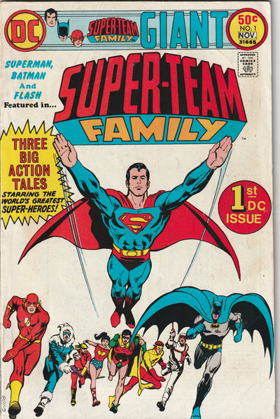 Super-Team Family #1 (1975) Giant - Reprints by Neal Adams, Kane/Wood