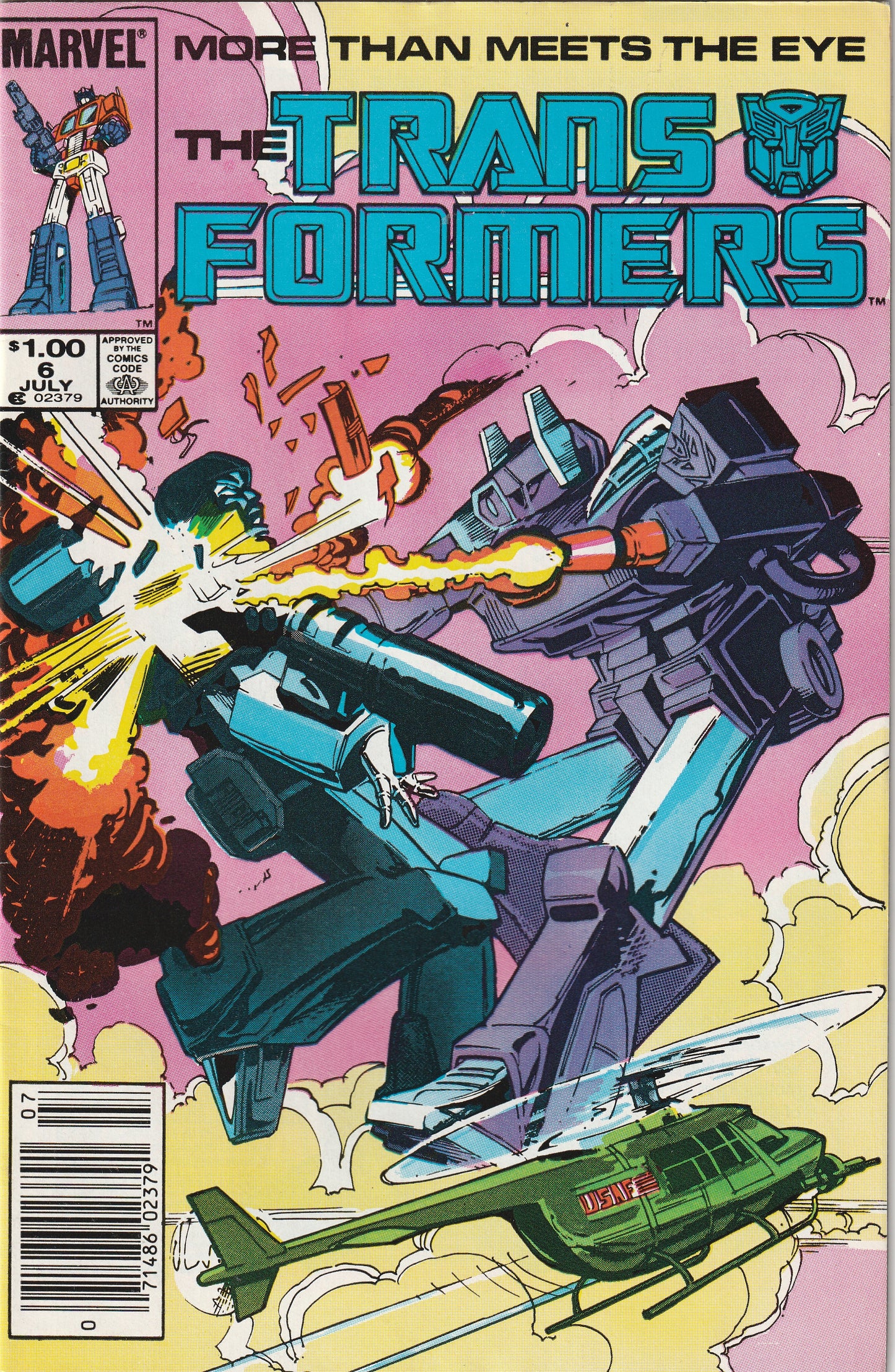 Transformers #6 (1985) - 1st Appearance of Josie Beller