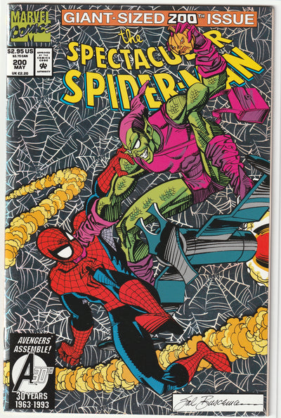 Spectacular Spider-Man #200 (1993) - Holo grafx foil cover