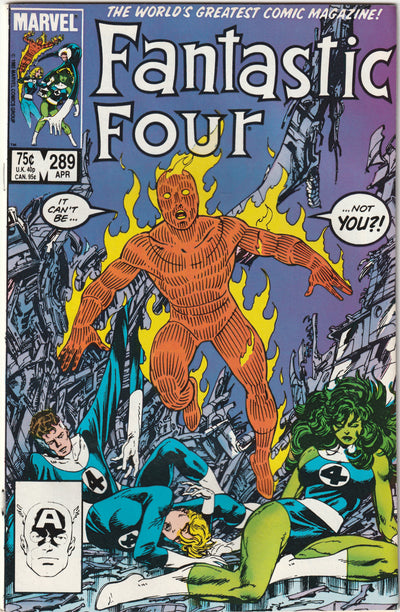 Fantastic Four #289 (1986) - Death of Basilisk