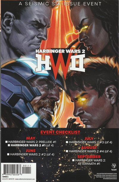 Harbinger Wars 2 #1 (2018) - Cover A, Matt Kindt