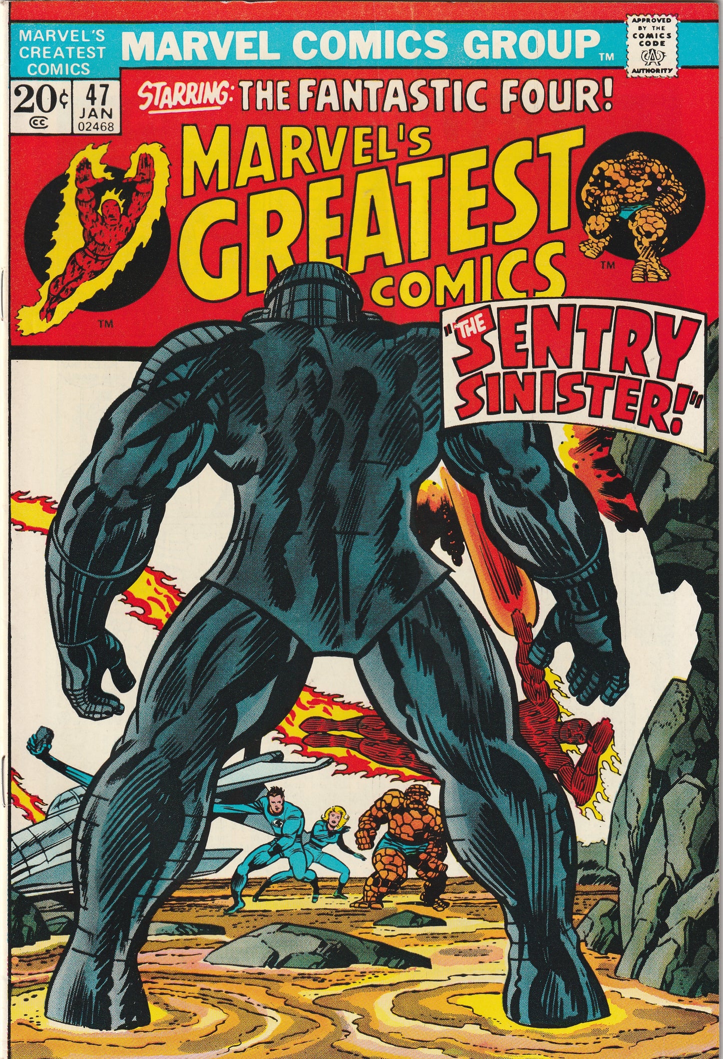 Marvel's Greatest Comics #47 (1974) - The Sentry Sinister