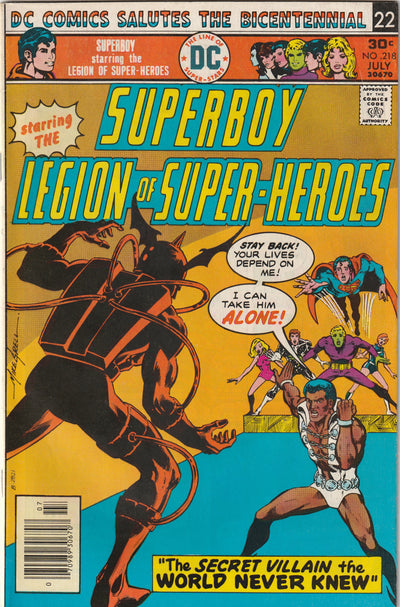 Superboy #218 (1976) - Starring the Legion of Super-Heroes