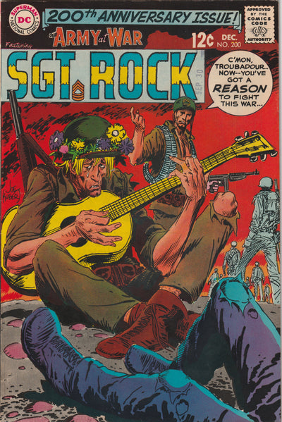Our Army At War #200 (1968) - Rock story told in verse