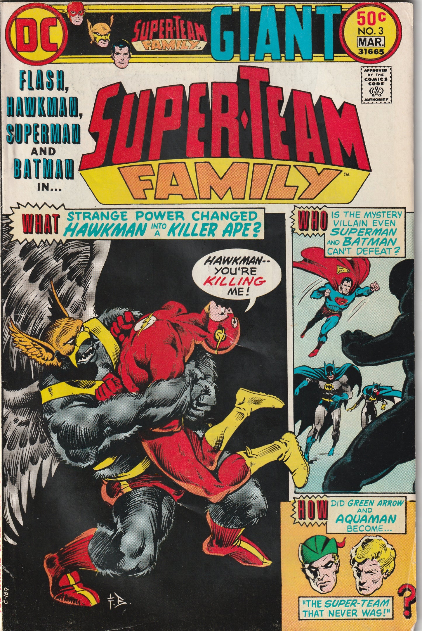 Super-Team Family #3 (1976) Giant - Batman & Superman by Neal Adams
