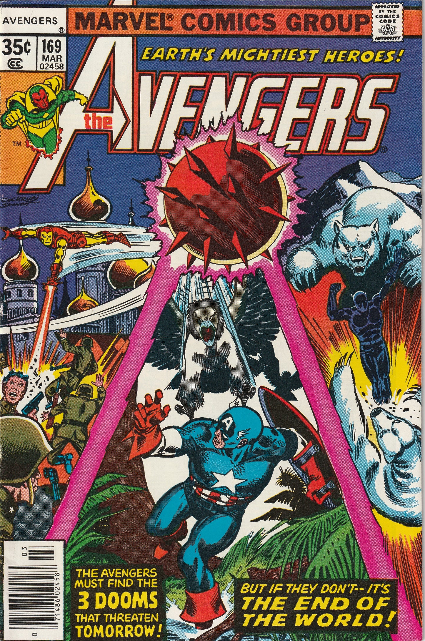 Avengers #169 (1978) - 1st Appearance of Eternity Man