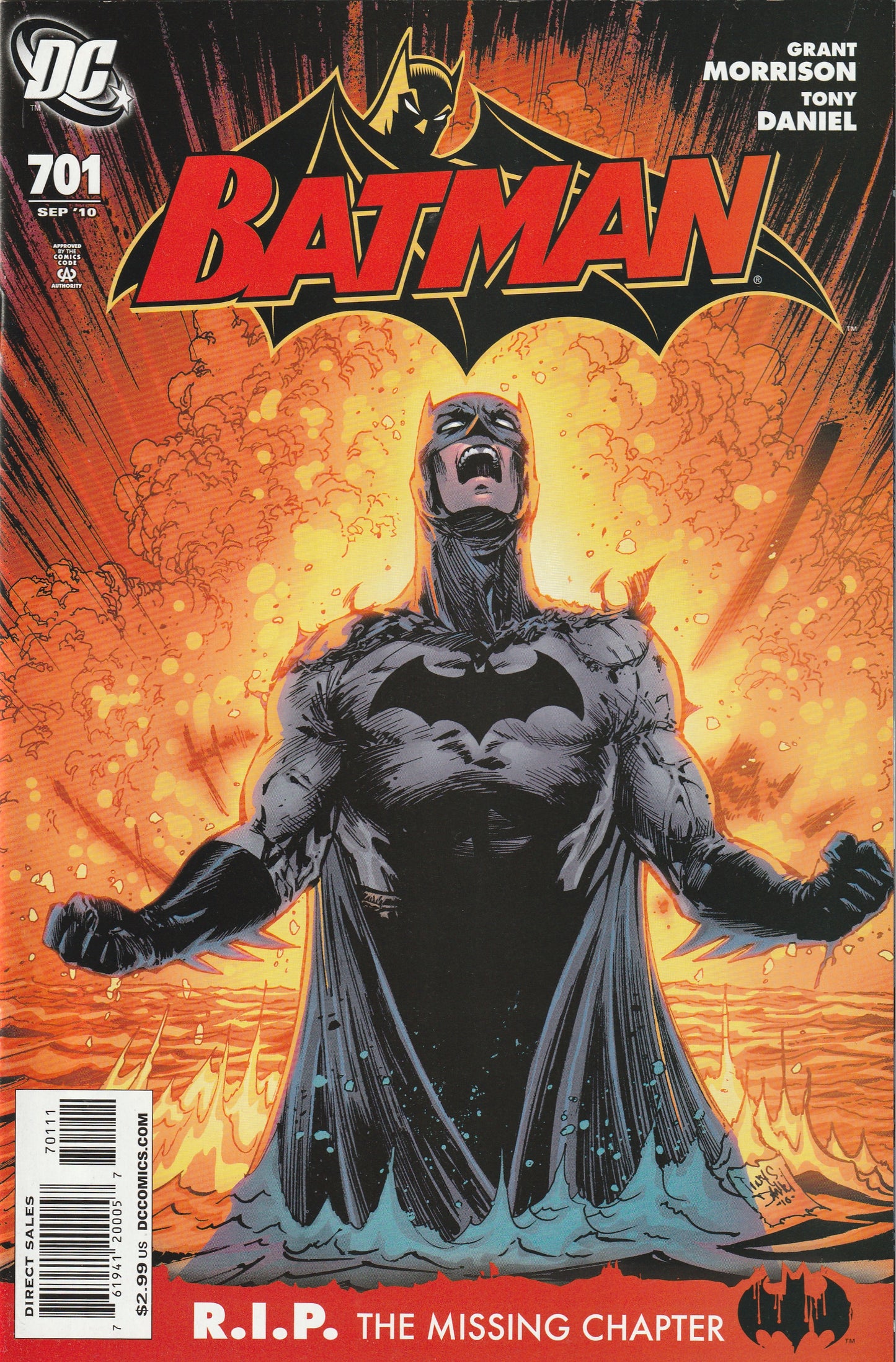 Batman #701 (2010) - Batman R.I.P.