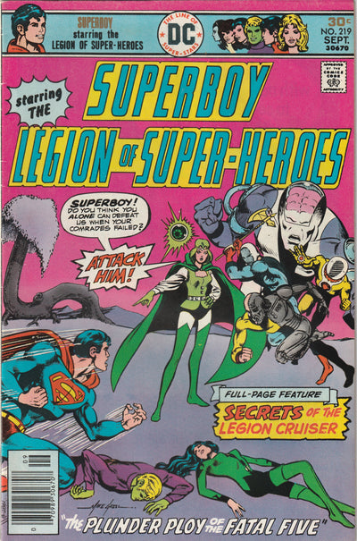 Superboy #219 (1976) - Starring the Legion of Super-Heroes