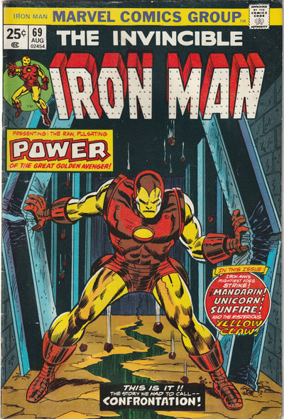 Iron Man #69 (1974) - Sunfire & Mandarin Appearance