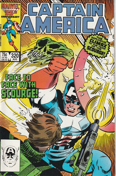 Captain America #320 (1986) - Death of Scourge