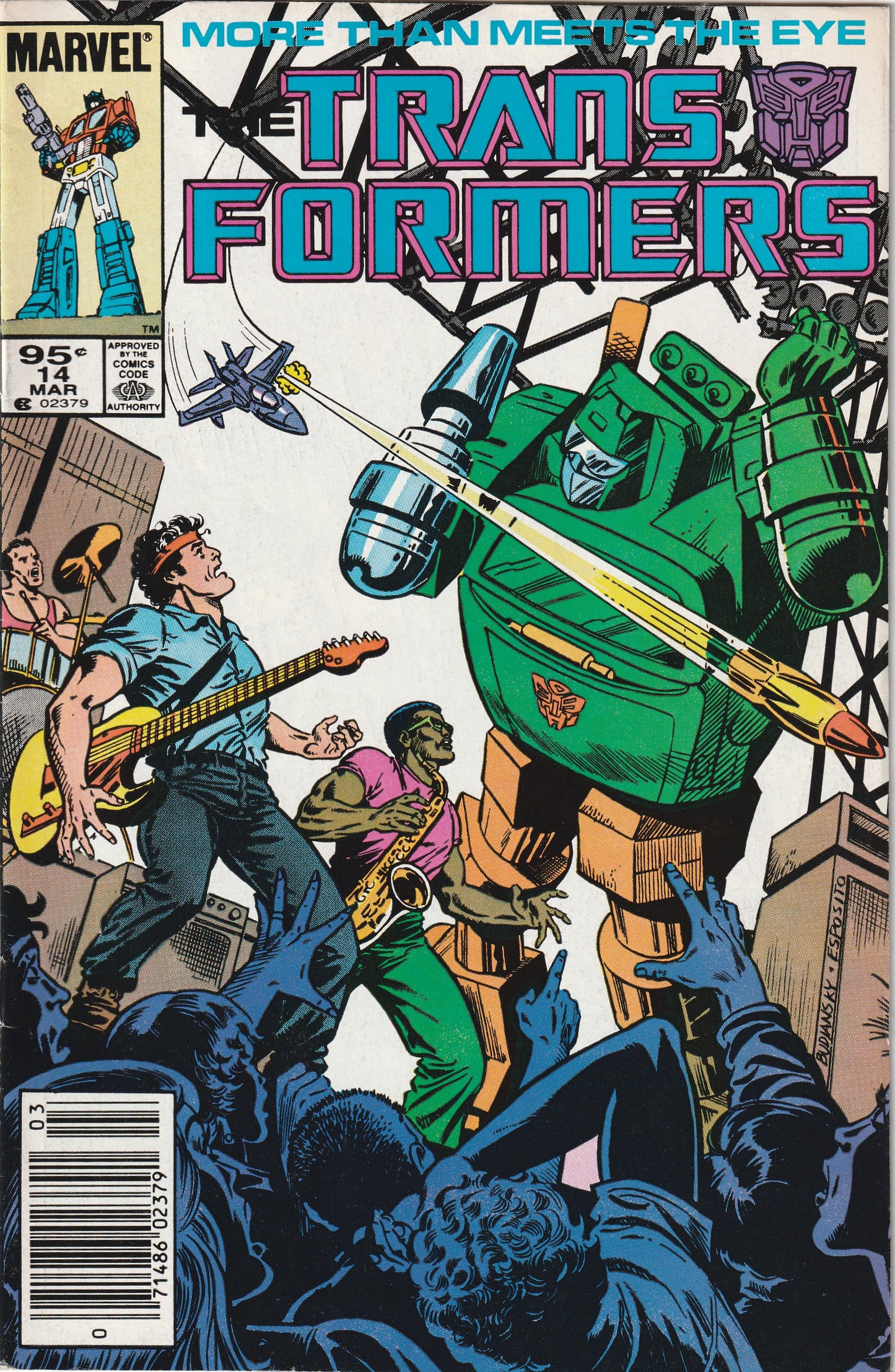 Transformers #14 (1986) - 1st Full Appearance of Jetfire and more!