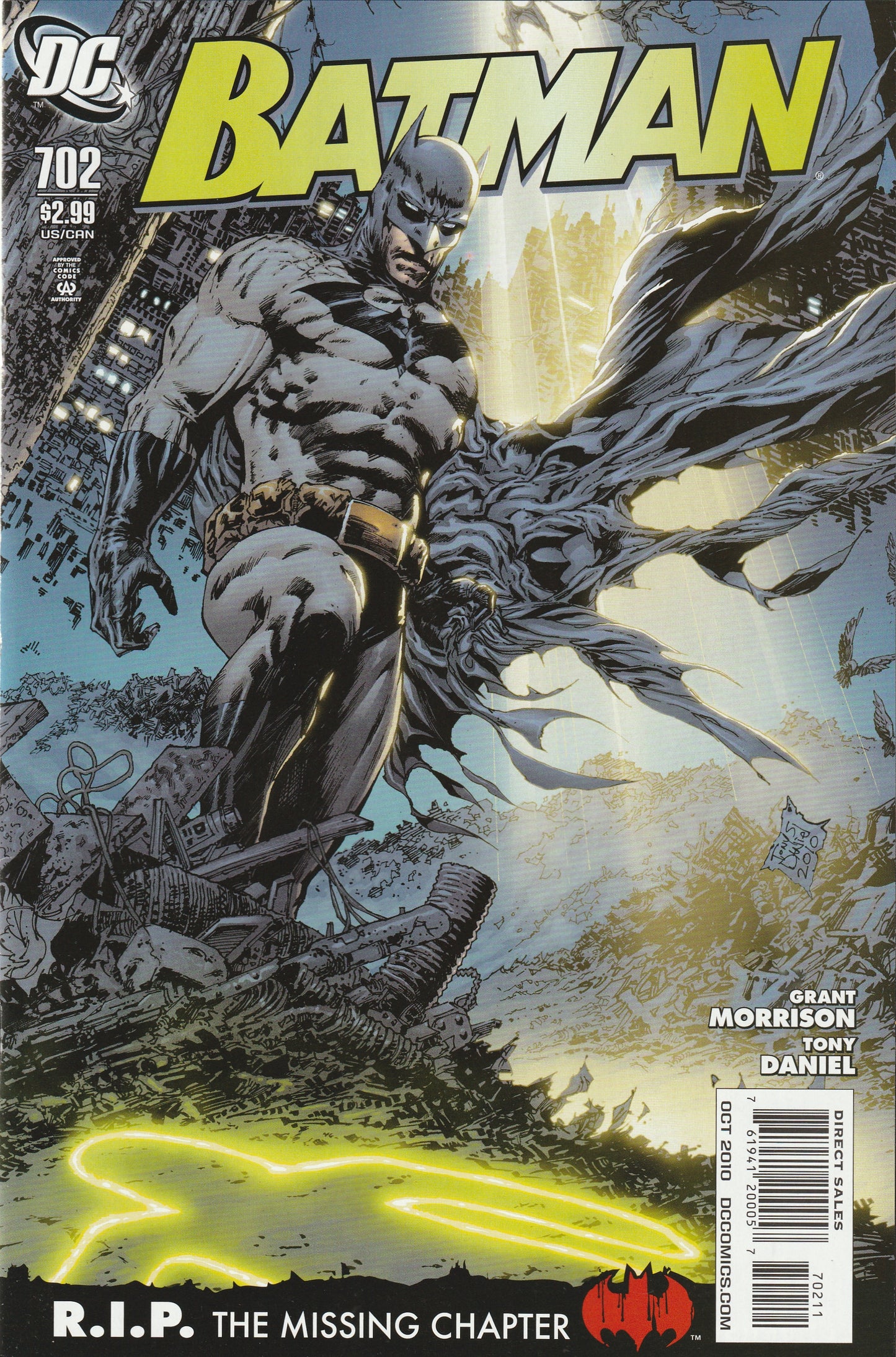 Batman #702 (2010) - Batman R.I.P.