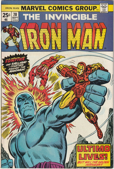 Iron Man #70 (1974) - Ultimo, Mandarin, Sunfire & Yellow Claw Appearance