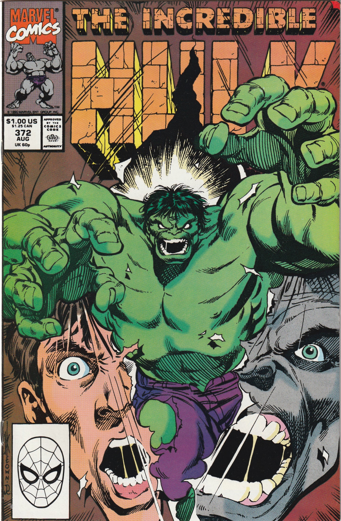 Incredible Hulk #372 (1990) - Green Hulk Returns