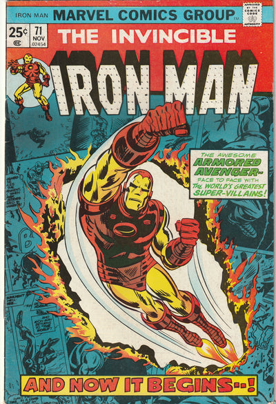 Iron Man #71 (1974) - Yellow Claw Appearance