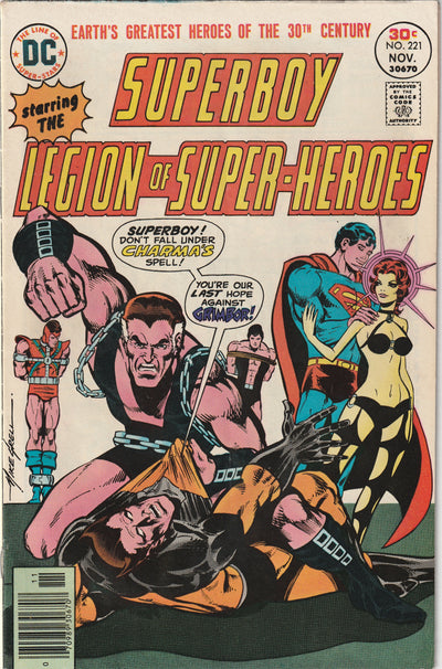 Superboy #221 (1976) - Starring the Legion of Super-Heroes