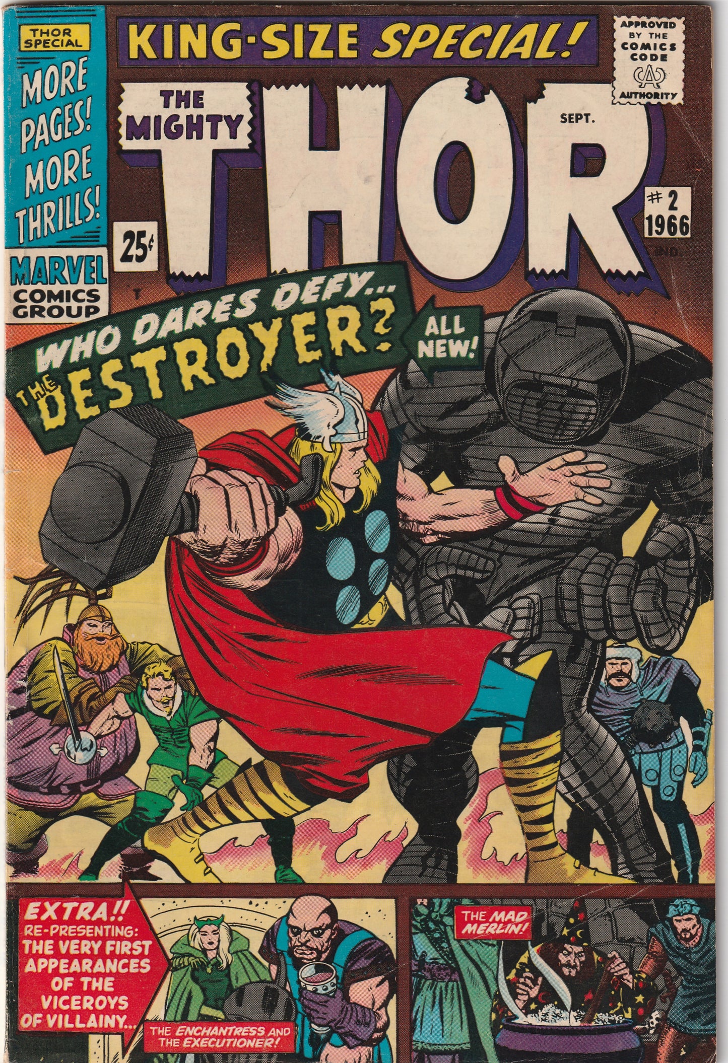 Thor King-Size Special #2 (1966) - Destroyer appearance