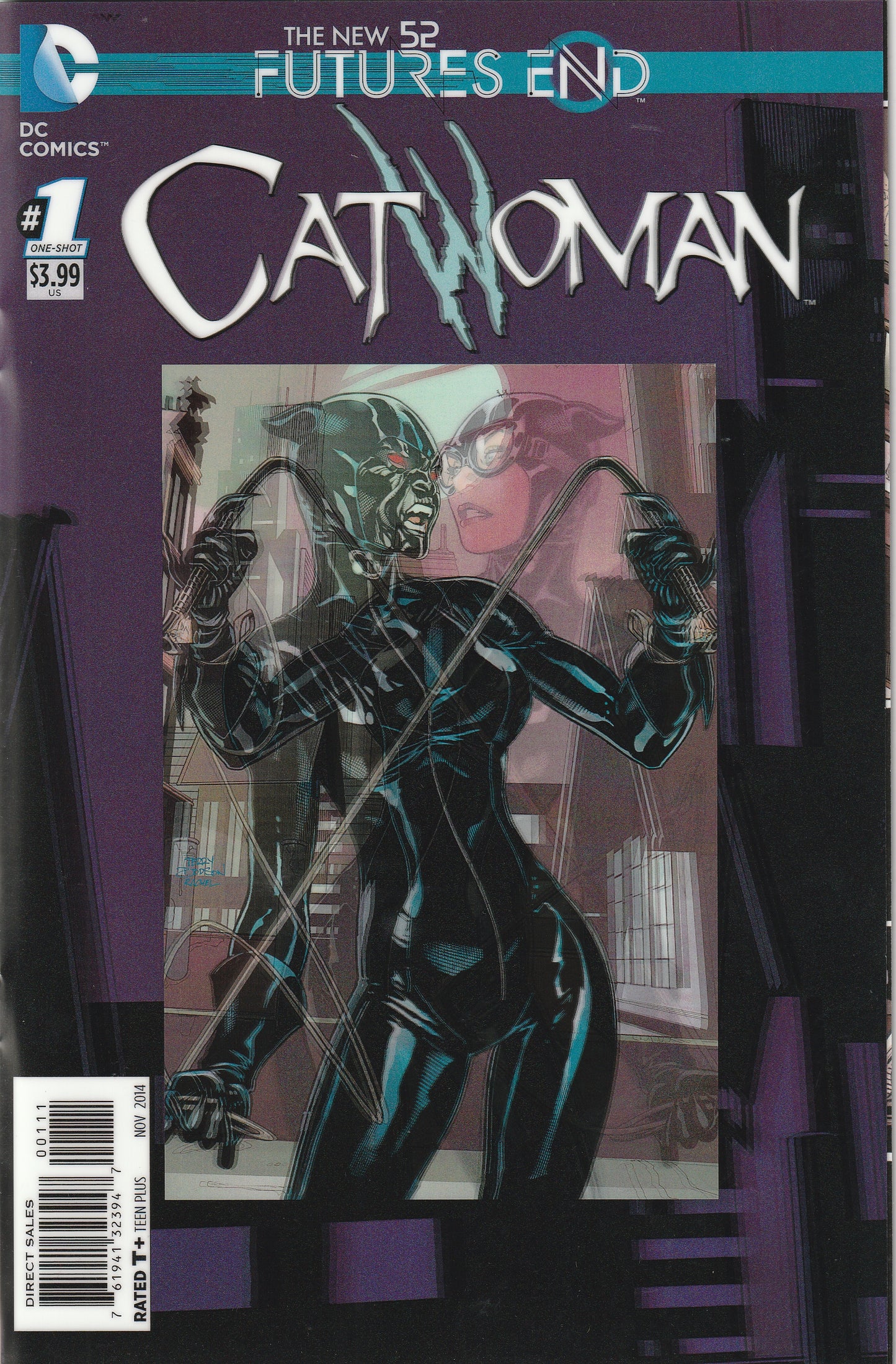 Catwoman: Futures End #1 (2014) - 3-D Motion Cover
